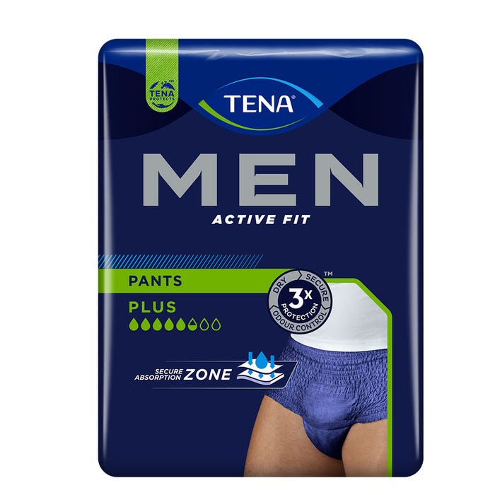 Tena Men Absorb + biancheria intima per la debolezza della vescica Plus L/XL Pants X8