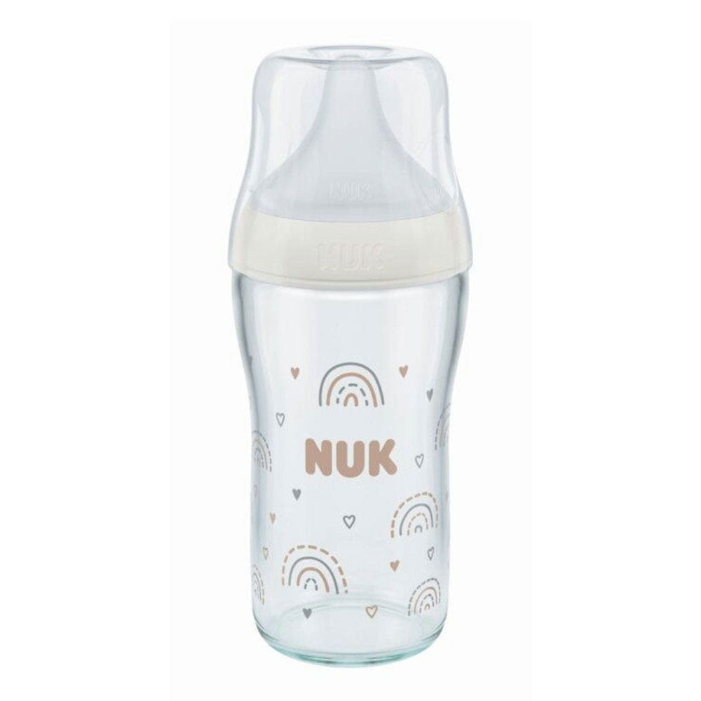 Nuk Perfect Match Biberon in vetro a partire dai 3 mesi 230 ml