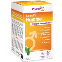 Vitamin22 Specifico per gli uomini Energia quotidiana 60 capsule vegetali