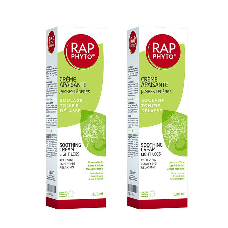Rap Phyto Crema Gambe Leggere 2x100ml