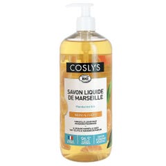 Coslys Sapone liquido biologico al mandarino di Marsiglia Mani e corpo 1L