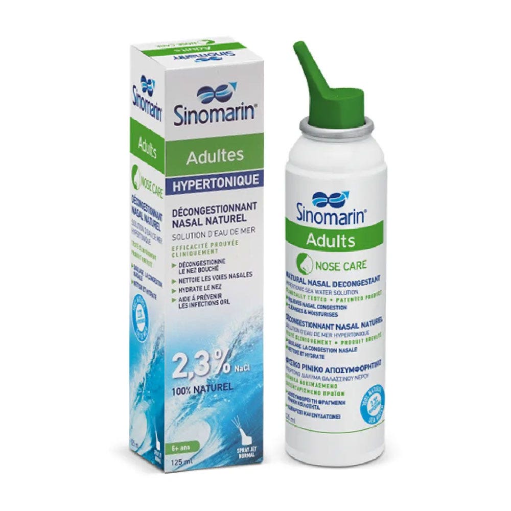 Gifrer Sinomarin Spray Nasale Ipertonico per il naso chiuso 125 ml
