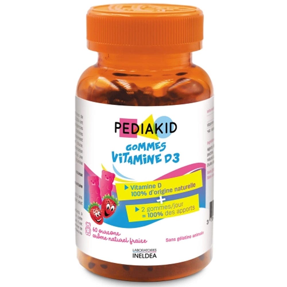 Pediakid Gomme alla Vitamina D3 60 orsacchiotti