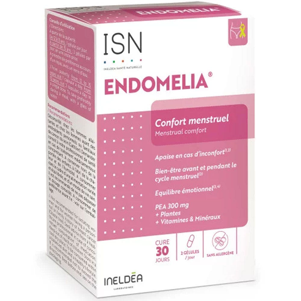 Ineldea Santé Naturelle Conforto mestruale Endomelia® 60 capsule