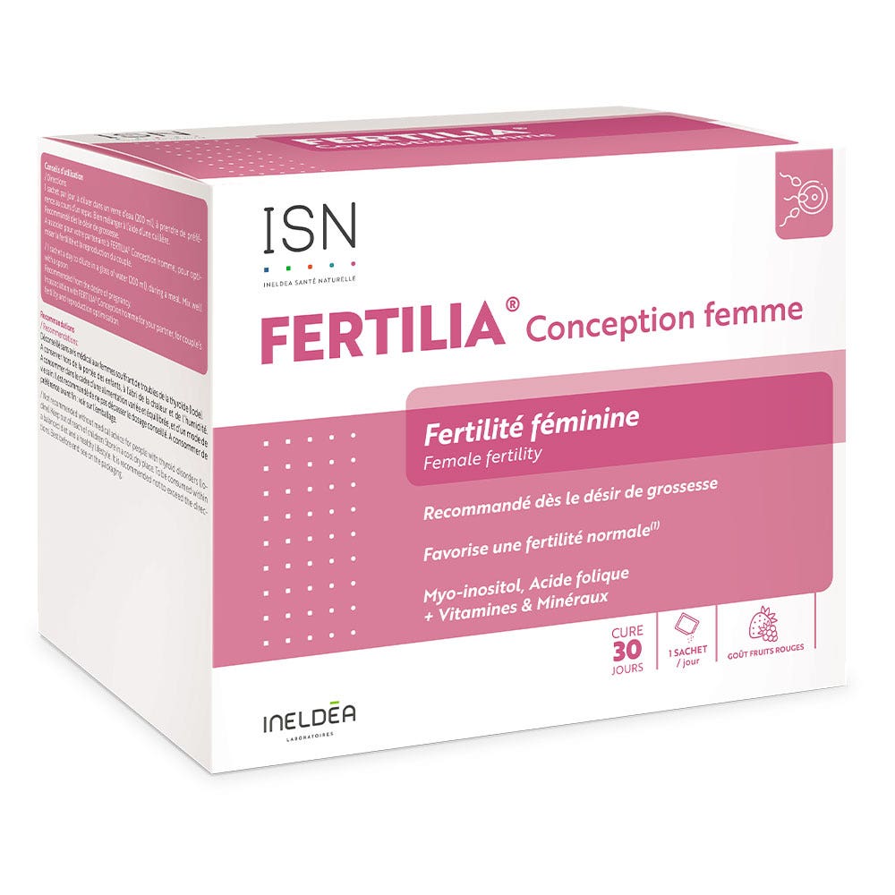 Ineldea Santé Naturelle Fertilia® concezione donna Fertilità femminile 30 bustine