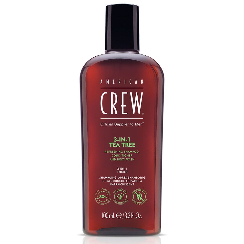 American Crew Shampoo 3 in 1 al Tea tree 100ml