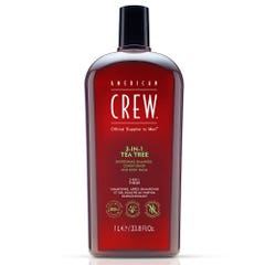 American Crew Shampoo 3 in 1 al Tea tree 1L