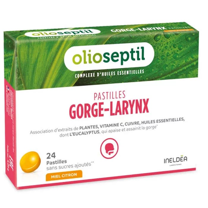 Olioseptil Gola-Laringe Limone 24 Pastiglie