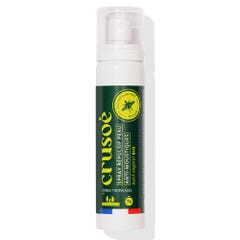 Crusoé Spray cutaneo repellente per zanzare 7h Actif Végétal Bio Da 3 anni 75ml