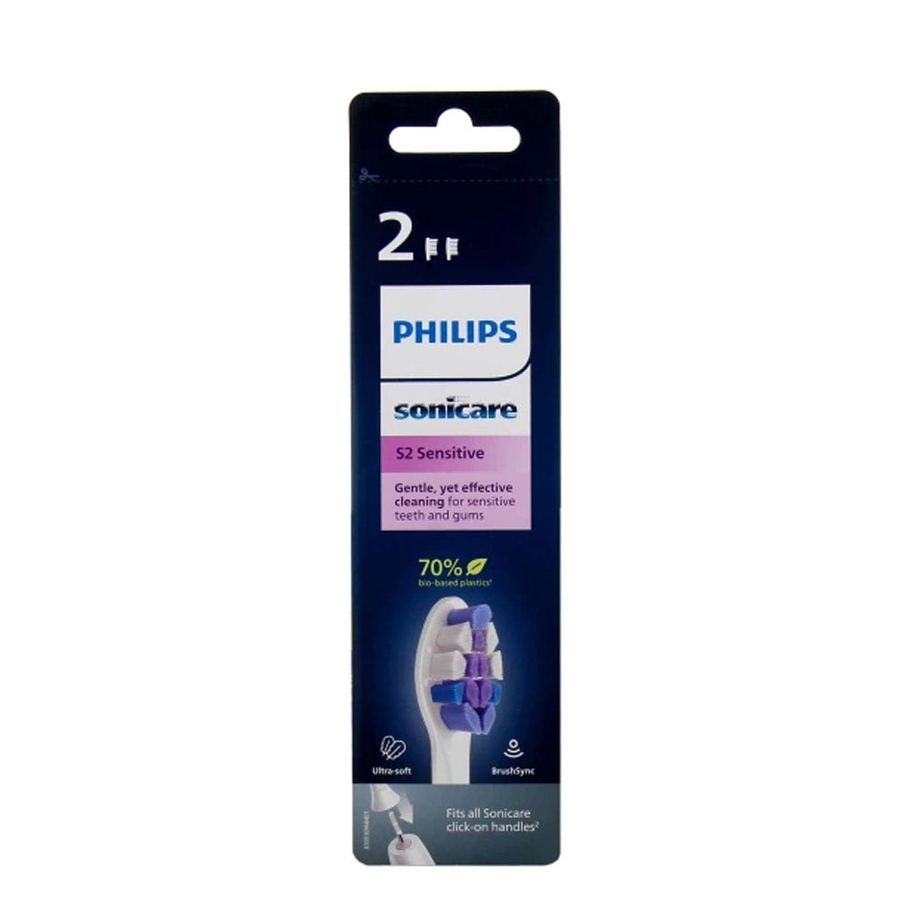 Philips Sonicare Testine Sensitive S2 hx6052-10 x2