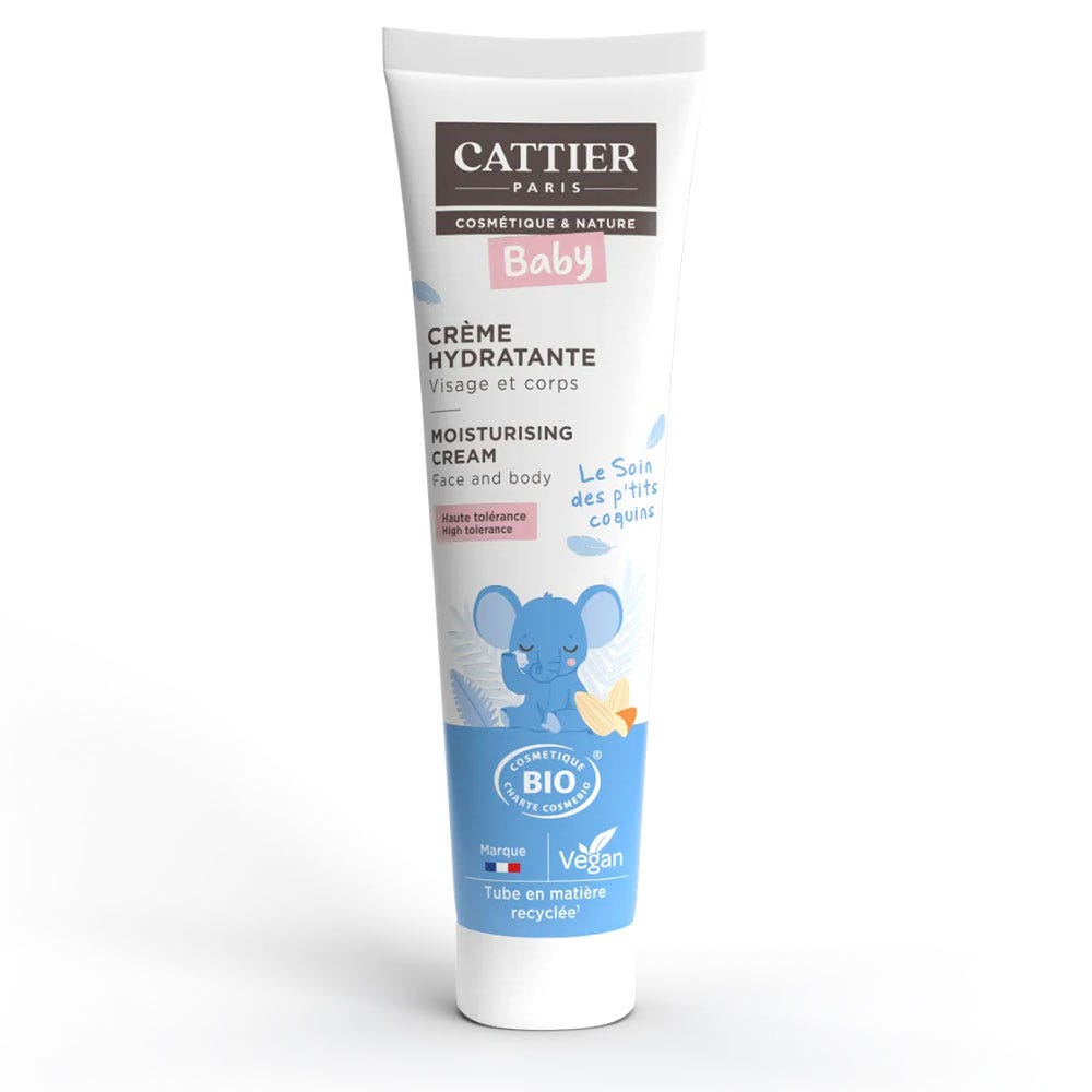 Cattier Bebè Crema per neonati Bio Viso e Corpo 75ml