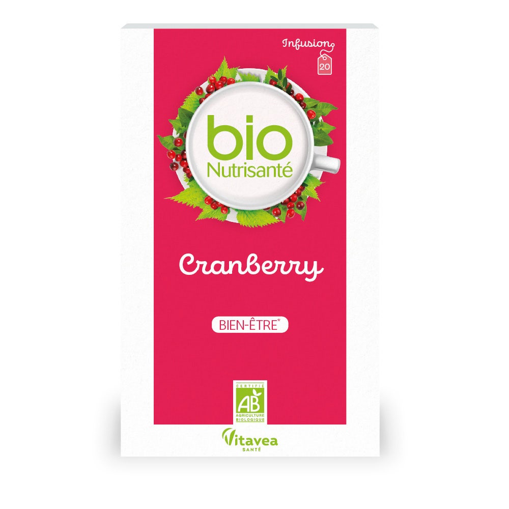 Vitavea Santé BioNutrisanté Infusione bio mirtillo rosso 20 bustine