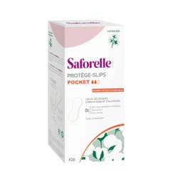 Saforelle Proteggi Slips Cotone Bio Formato tascabile x20