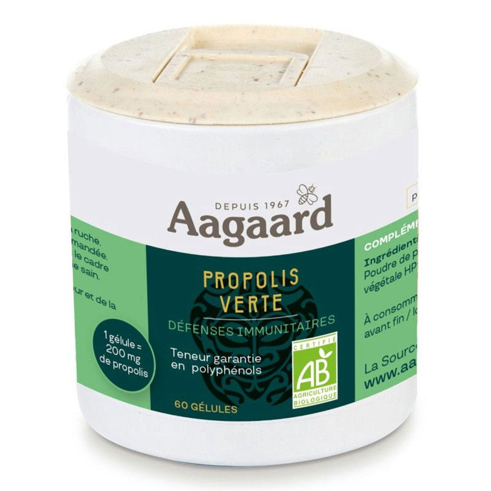 Aagaard Propoli Verde Difese immunitarie Bio 60 capsule deglutibili