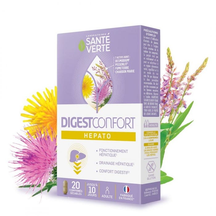 Sante Verte Digest Confort Hepato 20 Compresse