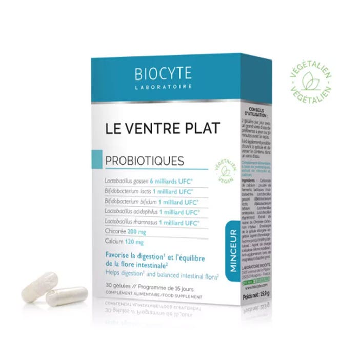 Biocyte Snellente Le Ventre Plat Probiotiques 30 capsule