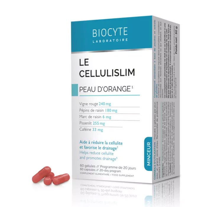 Biocyte Snellente Buccia d'arancia Cellulislim 60 capsule