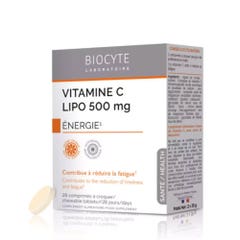 Biocyte Vitamina C Lipo 500 mg Energia 2x14 Compresse masticabili