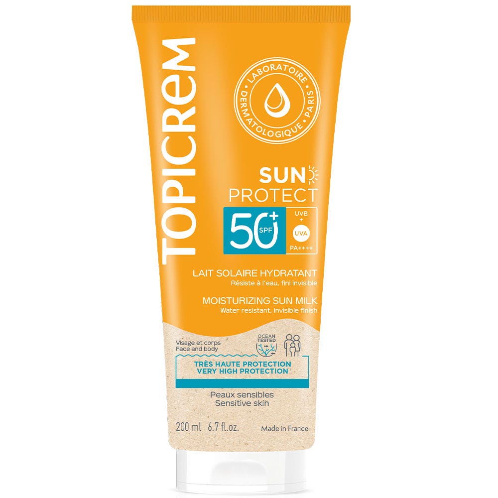 Topicrem Sun Protect Latte solare idratante SPF50+ 200 ml