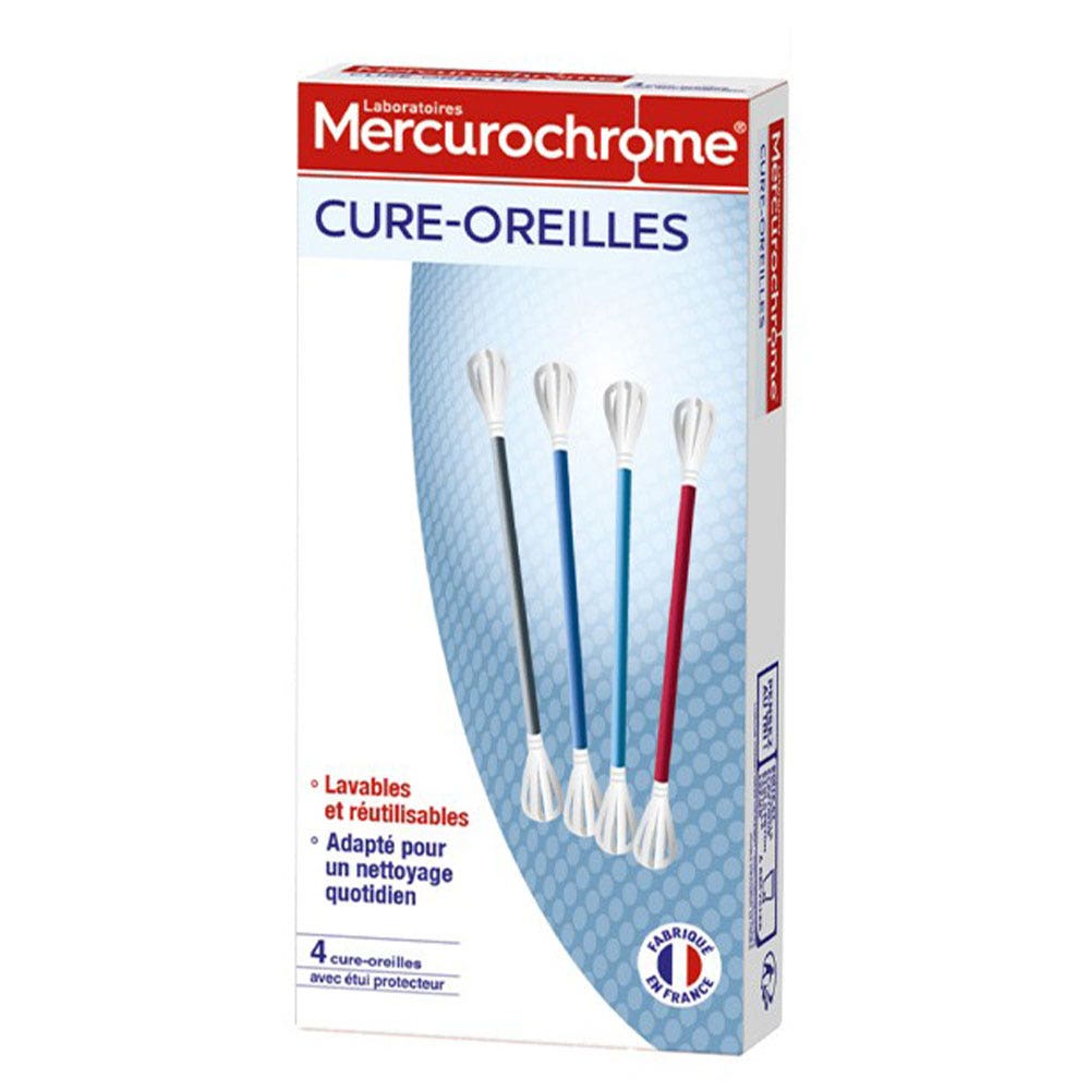 Mercurochrome Tappi auricolari lavabili e riutilizzabili x4