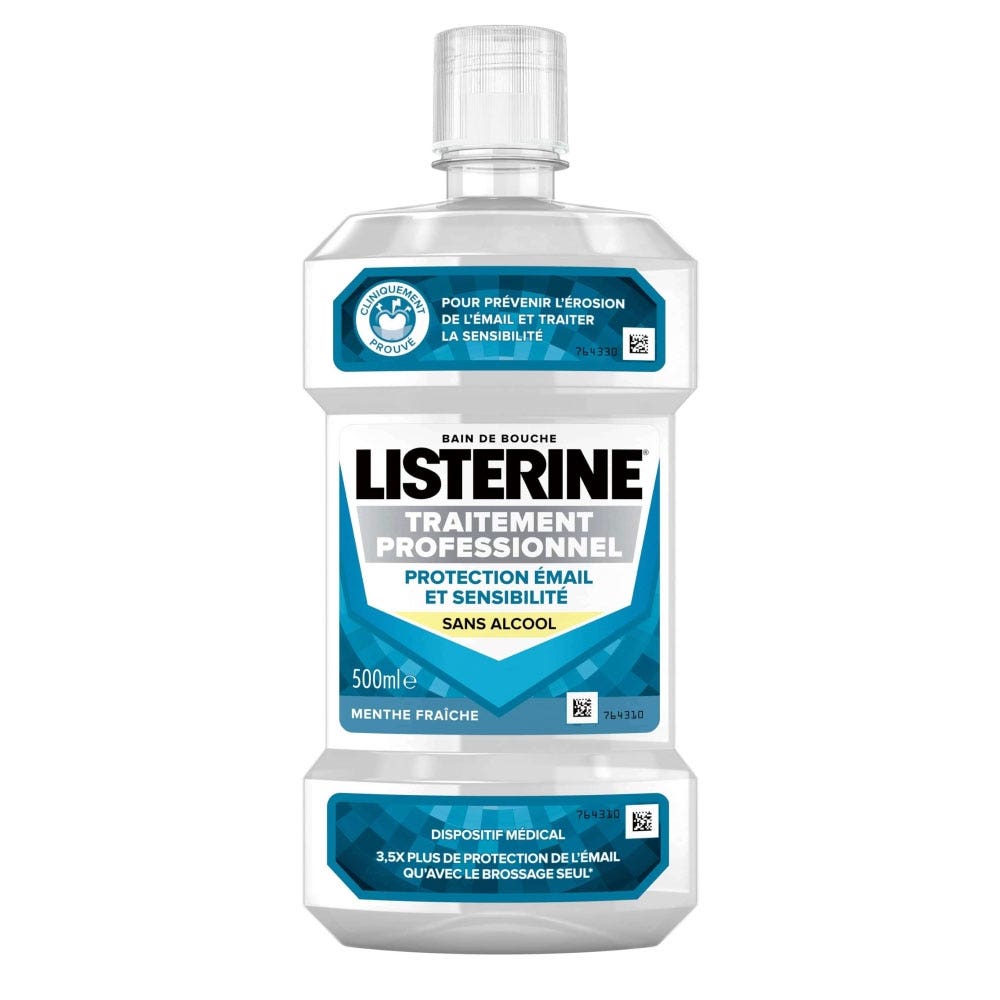 Listerine Bagno Trattamento professionale Protezione dello smalto e della sensibilità 500ml