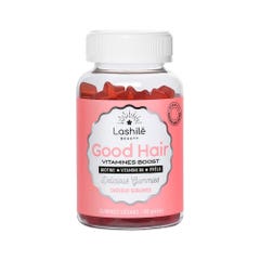 Lashilé Beauty Vitamines Boost Good Hair Sans sucres 60 Caramelle gommose