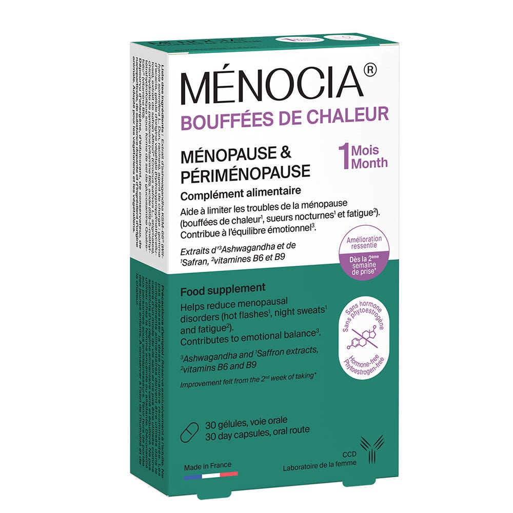 Ccd Menocia Vampate di calore Menopausa&amp;Perimenopausa 30 capsule