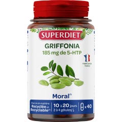 Superdiet Griffonnia 185 mg di 5-HTP Morale 40 capsule