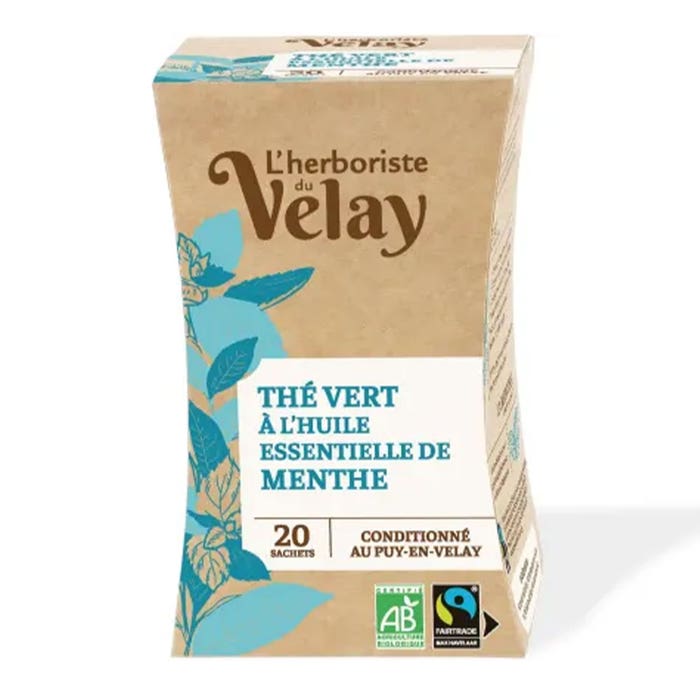 L'Herboristerie du Velay Infusion Reglisse Menthe Fenouil Digestion Bio 20 Bustine
