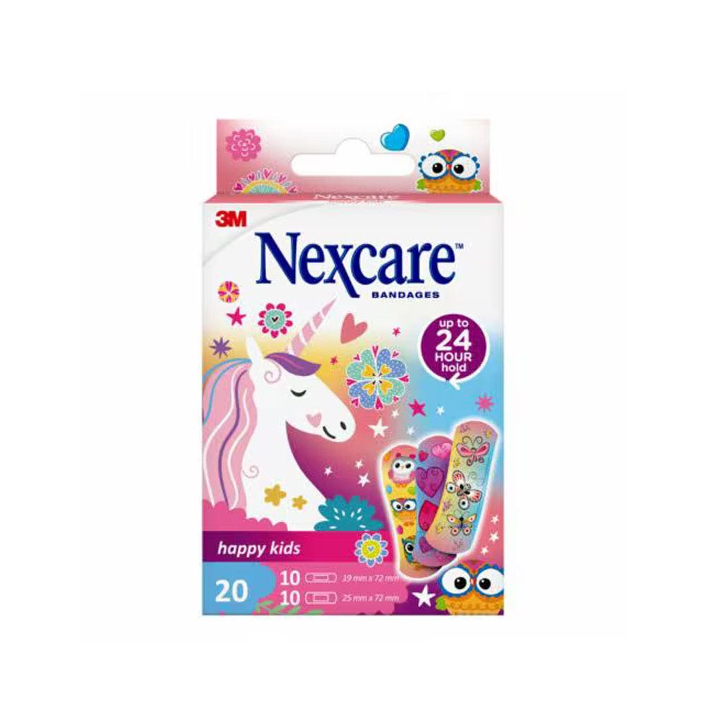 Nexcare Medicazioni per bambini Ragazze felici X20