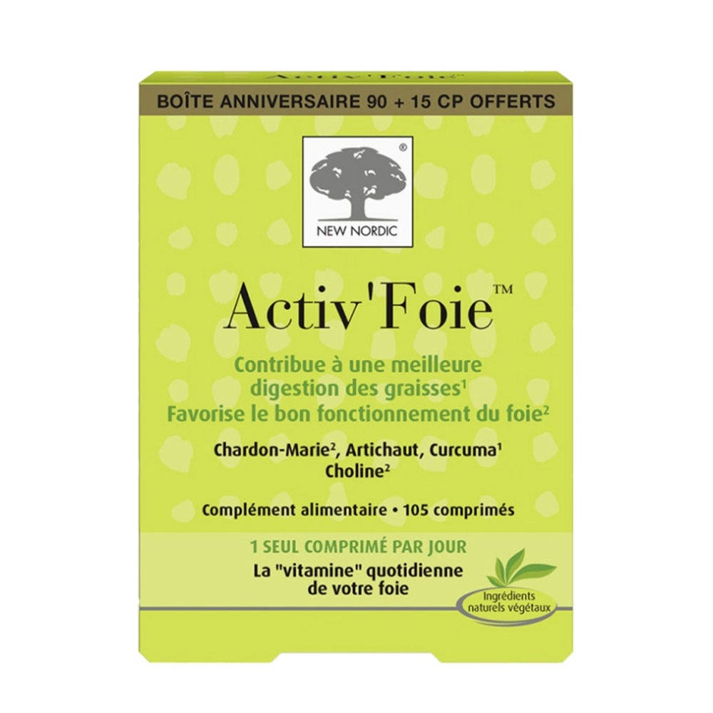 New Nordic Attiva il foie 105 compresse
