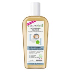 Dermaclay Shampoo trattante riequilibrante per uso frequente Argilla Blanc 250ml