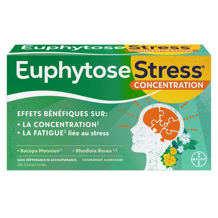 Bayer Euphytose Zen Resistenza fisica ed emotiva allo stress 30 compresse