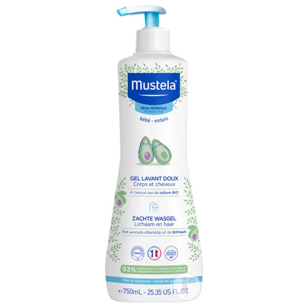 Mustela Gel detergente delicato Pelle normale 750ml