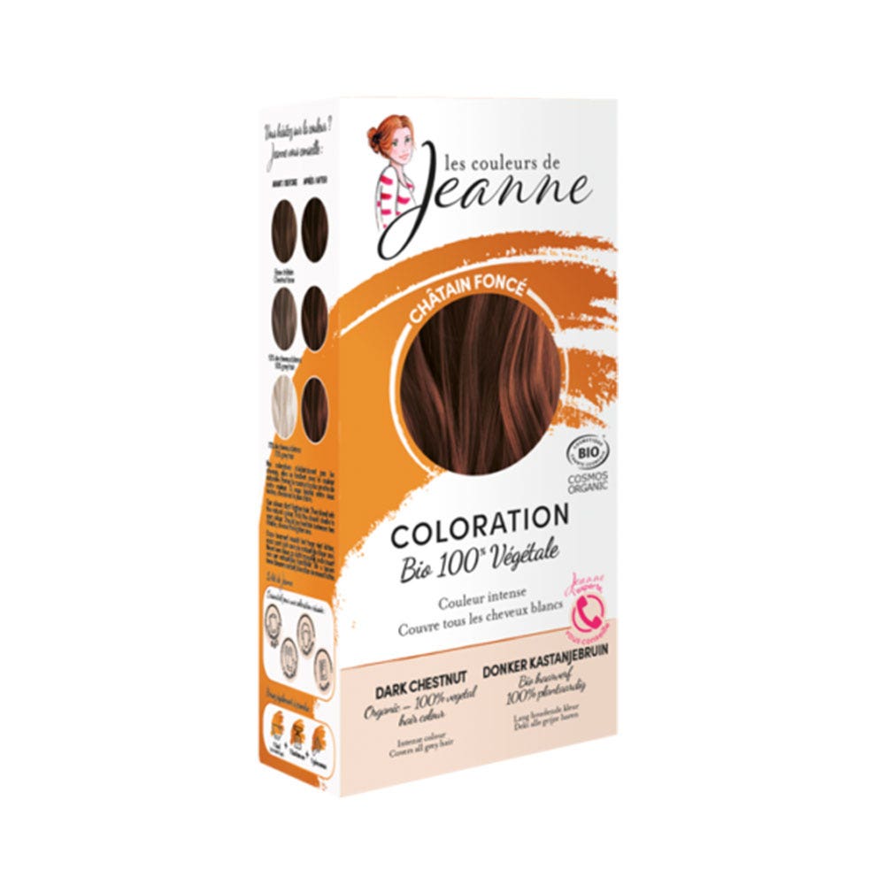 Les couleurs de Jeanne Colorazione per capelli 100% a base vegetale 2x50 g
