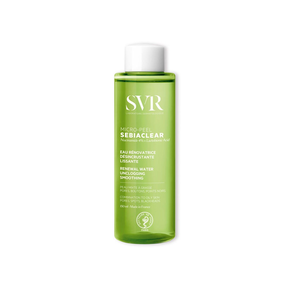 Svr Sebiaclear Micro-Peel Acqua Rinnovatrice Pelle sensibile a tendenza acneica 150ml