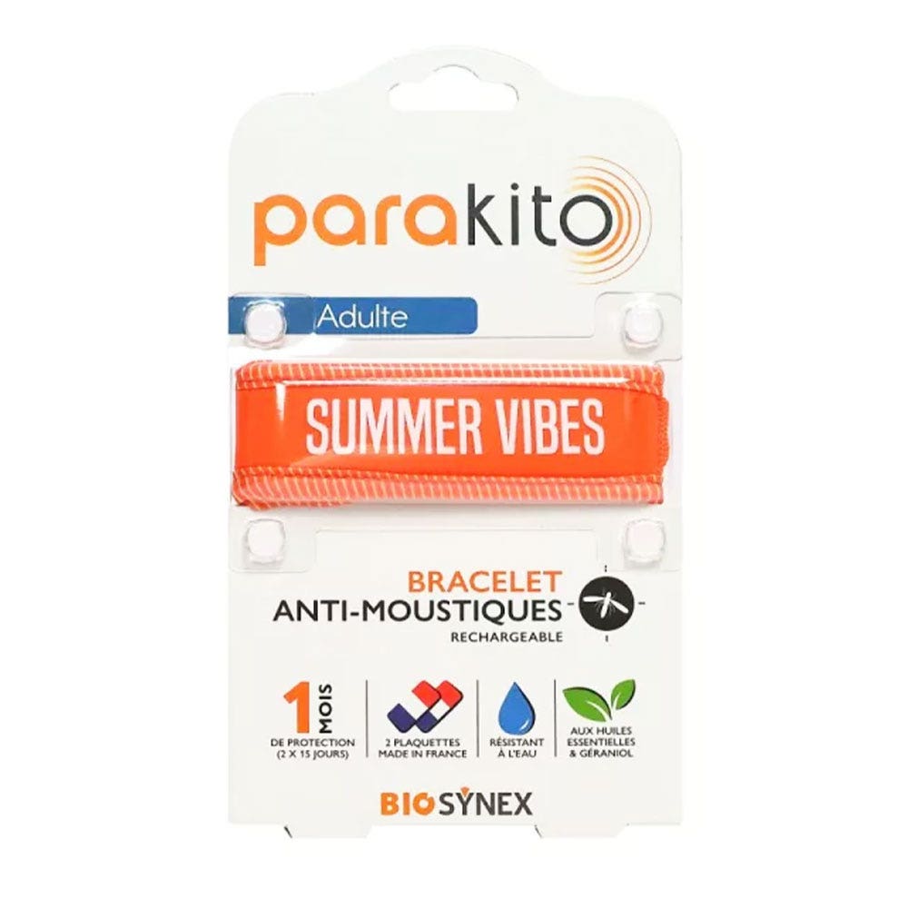 Para Kito Adulto Bracciale naturale Repellente per zanzare Collezione Sport