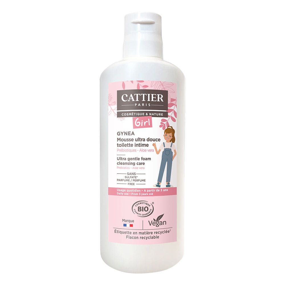 Cattier Gynea Girl Ultra Delicato Schiuma per Intimità Da 3 anni 150 ml