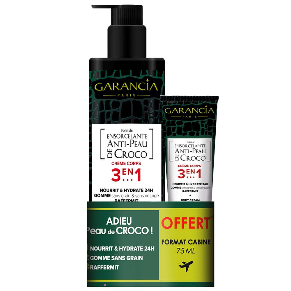 Garancia Ensorcelante Formula pelle di coccodrillo 3 in 1 400ml + 75ml
