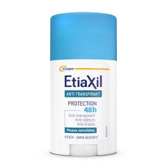 Etiaxil Deodorante Stick antitraspirante per le ascelle 48h Le Blanc e le macchie gialle 40 ml