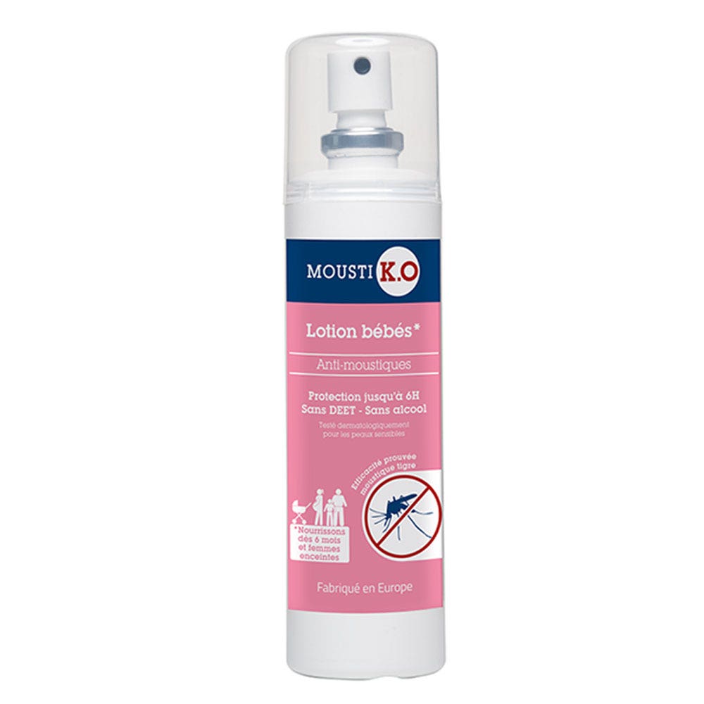 Mousti K.O Lozione repellente per zanzare 6 Mesi 100 ml