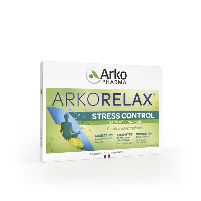 Arkopharma Arkorelax Controllo dello stress Magnesio, Vitamina B6 30 compresse