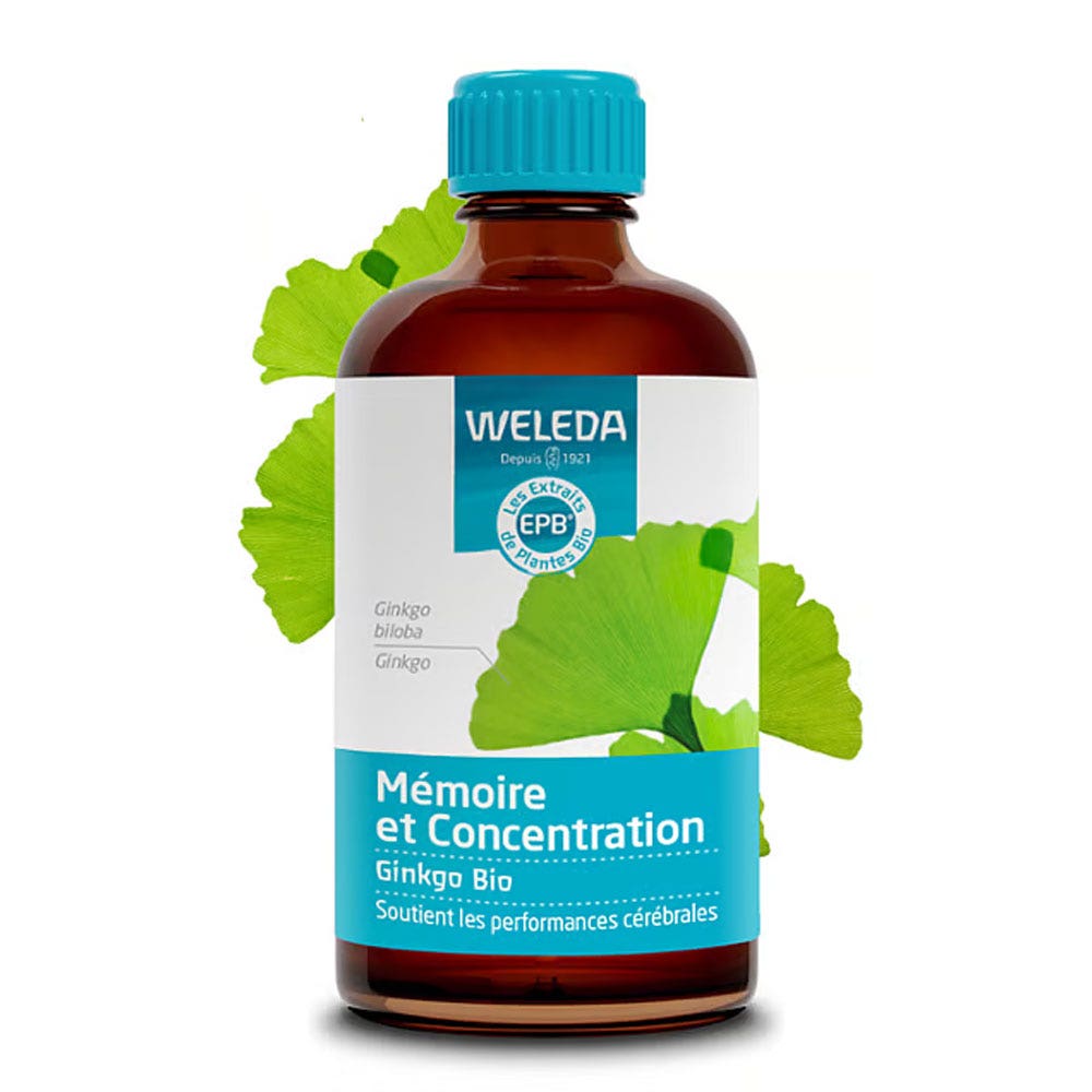 Weleda Estratti di Piante Bio Memoria e concentrazione Ginkgo 100ml