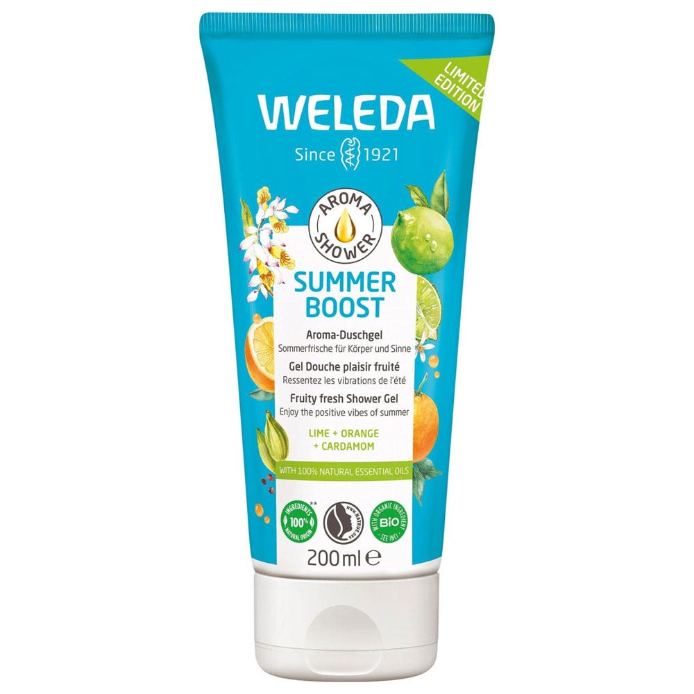 Weleda Aroma Shower Gel Douche Mandarino Di Capri Edition Limitée 200 ml