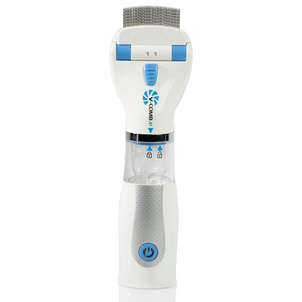 Aquaromat N.A. Comb ricaricabile Aspiratore elettrico per pidocchi