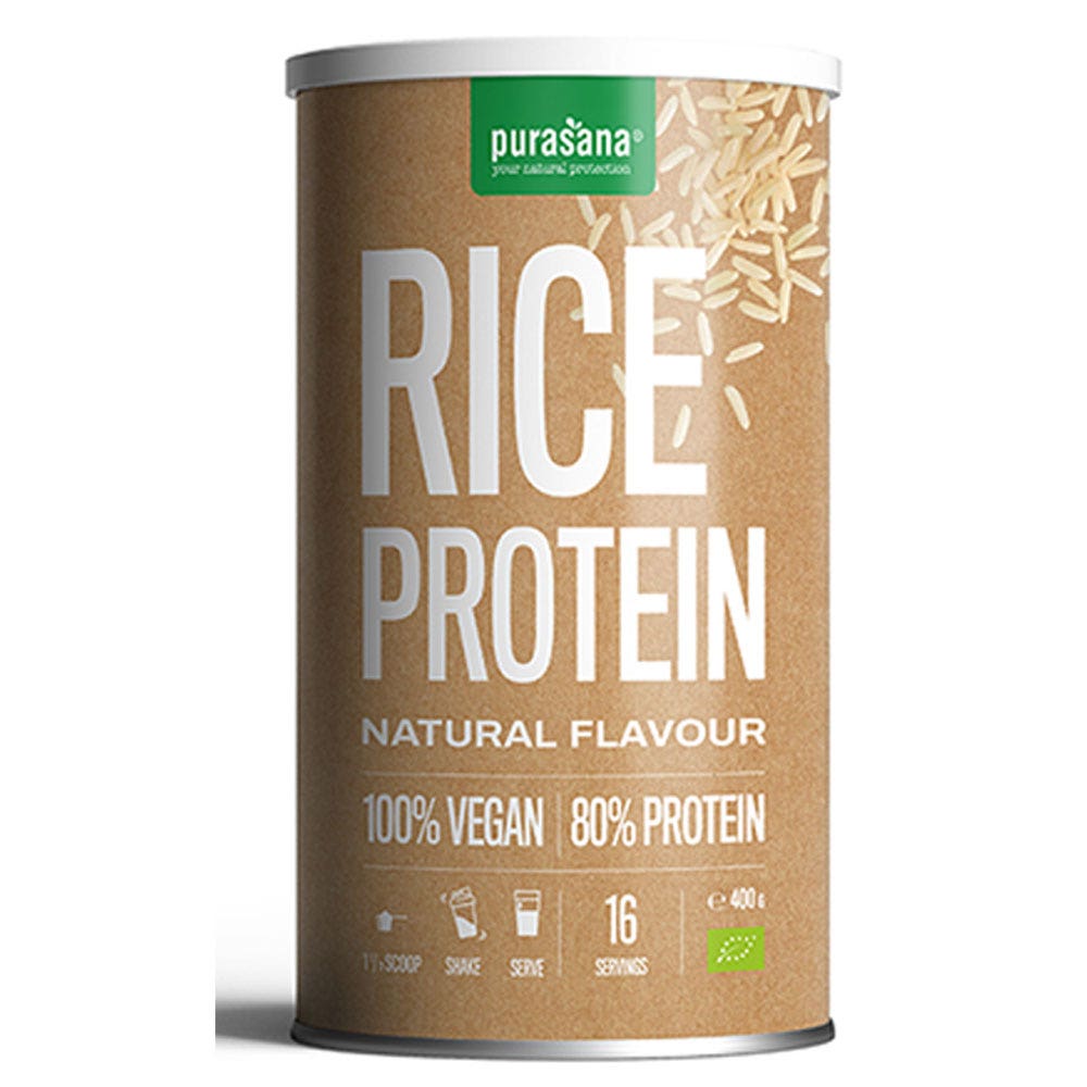 Purasana Proteine vegetali bio di riso 400g