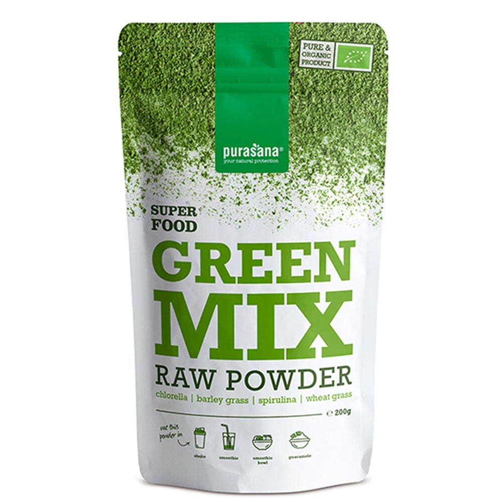 Purasana Polvere di Green Mixa biologica 200g