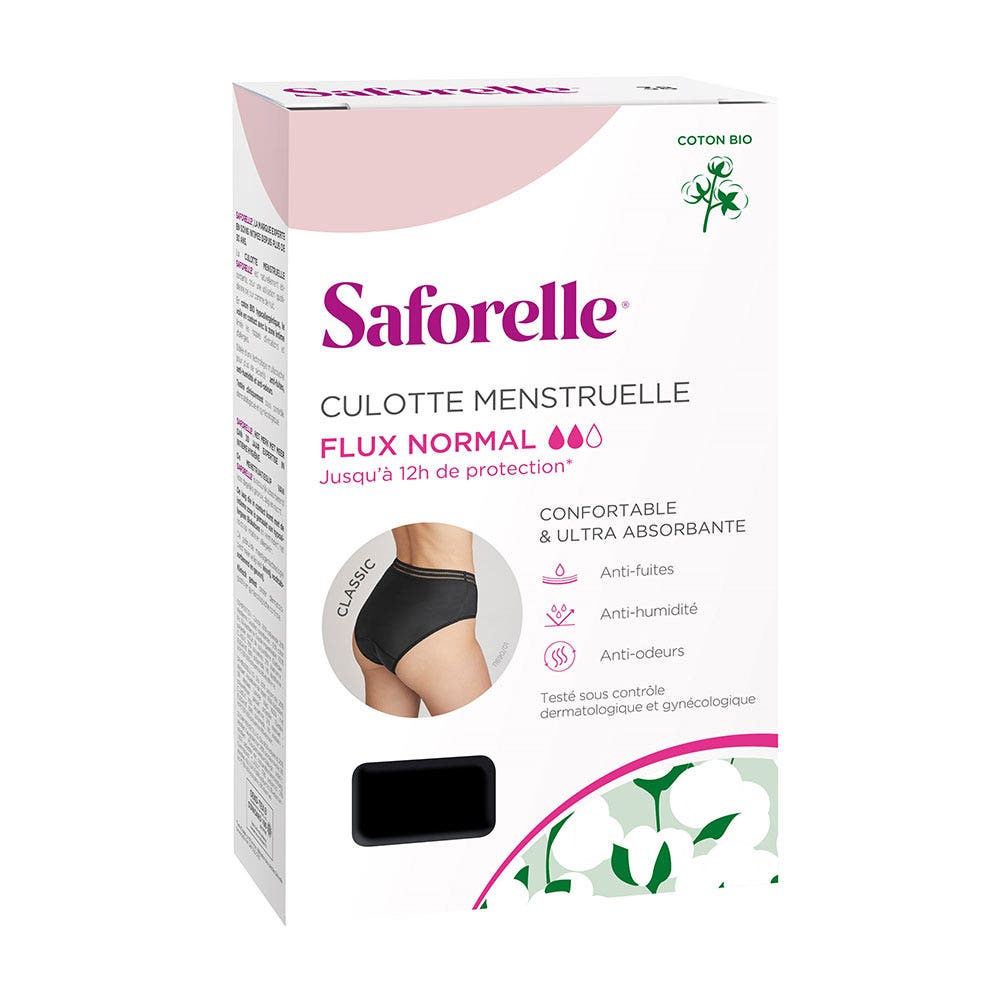 Saforelle Mutandine mestruali Ultra Assorbenti Flusso normale