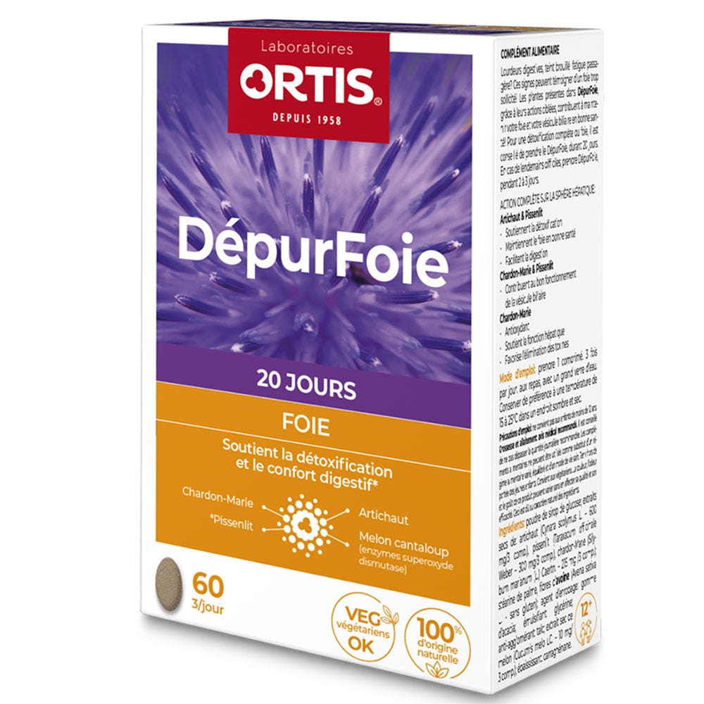 Ortis Pulizia del fegato 60 compresse