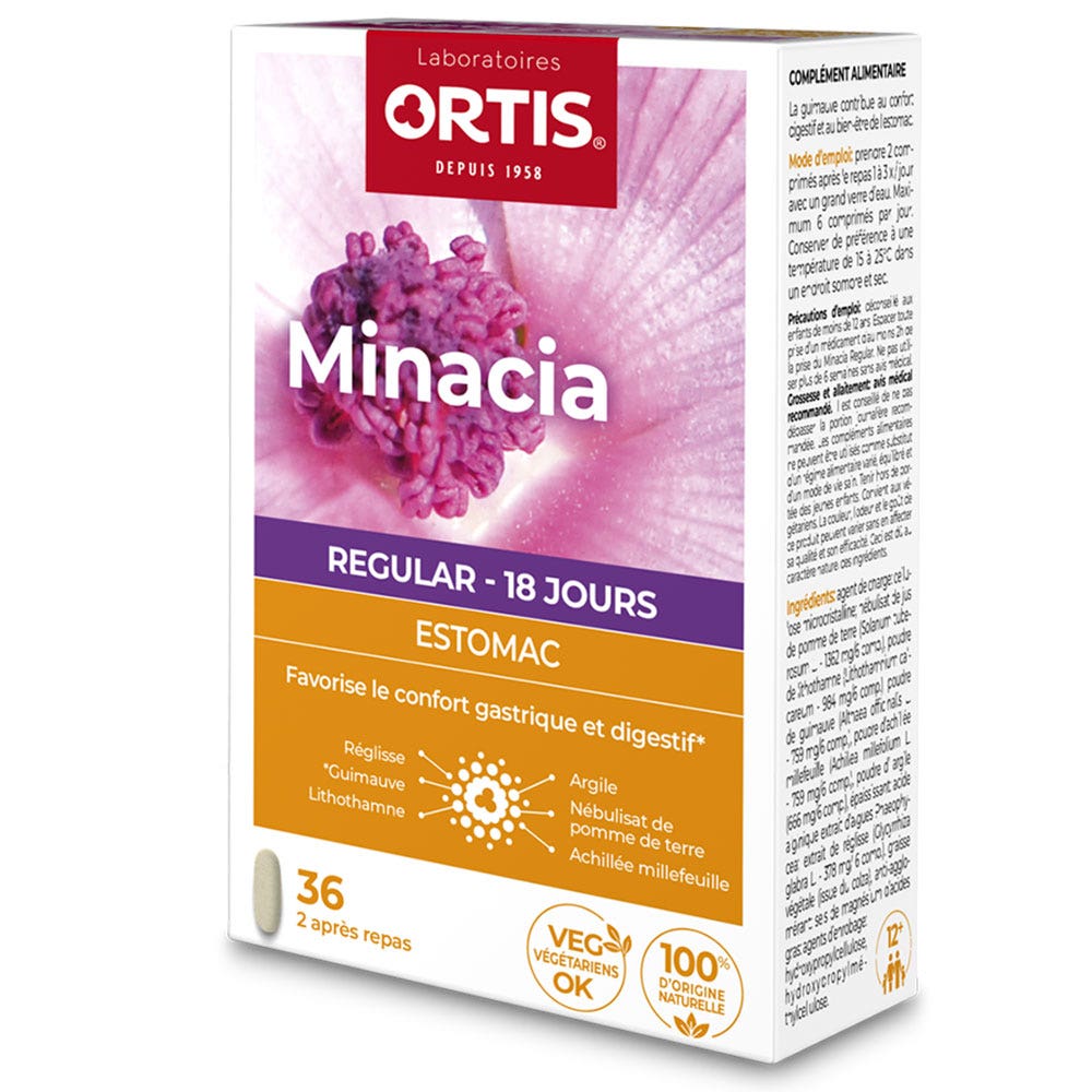 Ortis Minacia Regolare 36 compresse